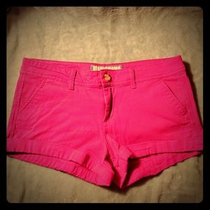 Abercrombie and Fitch pink shorts